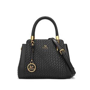 NEW Premium Woven Pattern Handbag Tote – Fashion Shoulder Crossbody